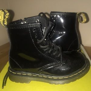 Dr. Martens Brooklee Toddler  Patent Leather Boots